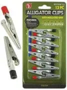 Alligator Clips 2" 12pk. Insulated Grip KWDC