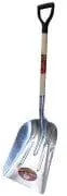 Aluminum shovel hardwood and plastic D handle TOOIND