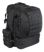 Assault packs 22x16x12 inch 56x40x28cm - black WORFAM