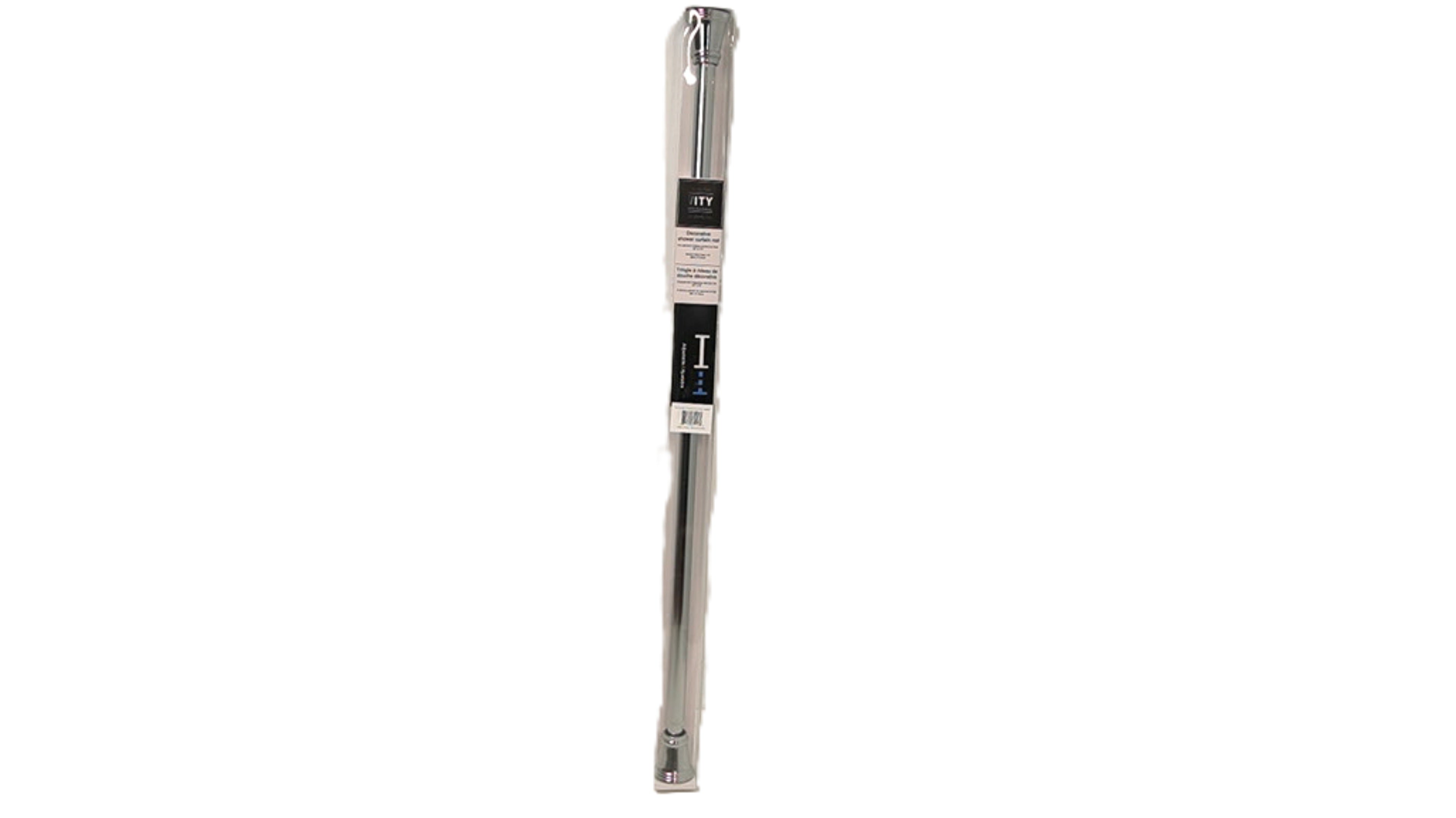 Extendable Silver Tension Rod 42"-72" Ella Stone