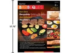 BBQ 2pcs Non-Stick Reusable Grilling Sheets CTGBRA