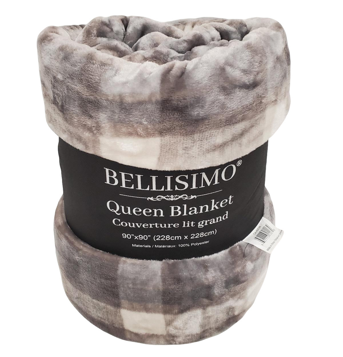 Plaid Flannel Blanket 90x90 – 450gsm Soft Throw