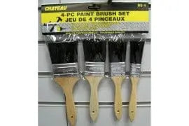 BRUSH PAINT  4 PIECE SET Polyester Chateau Manis Electronics