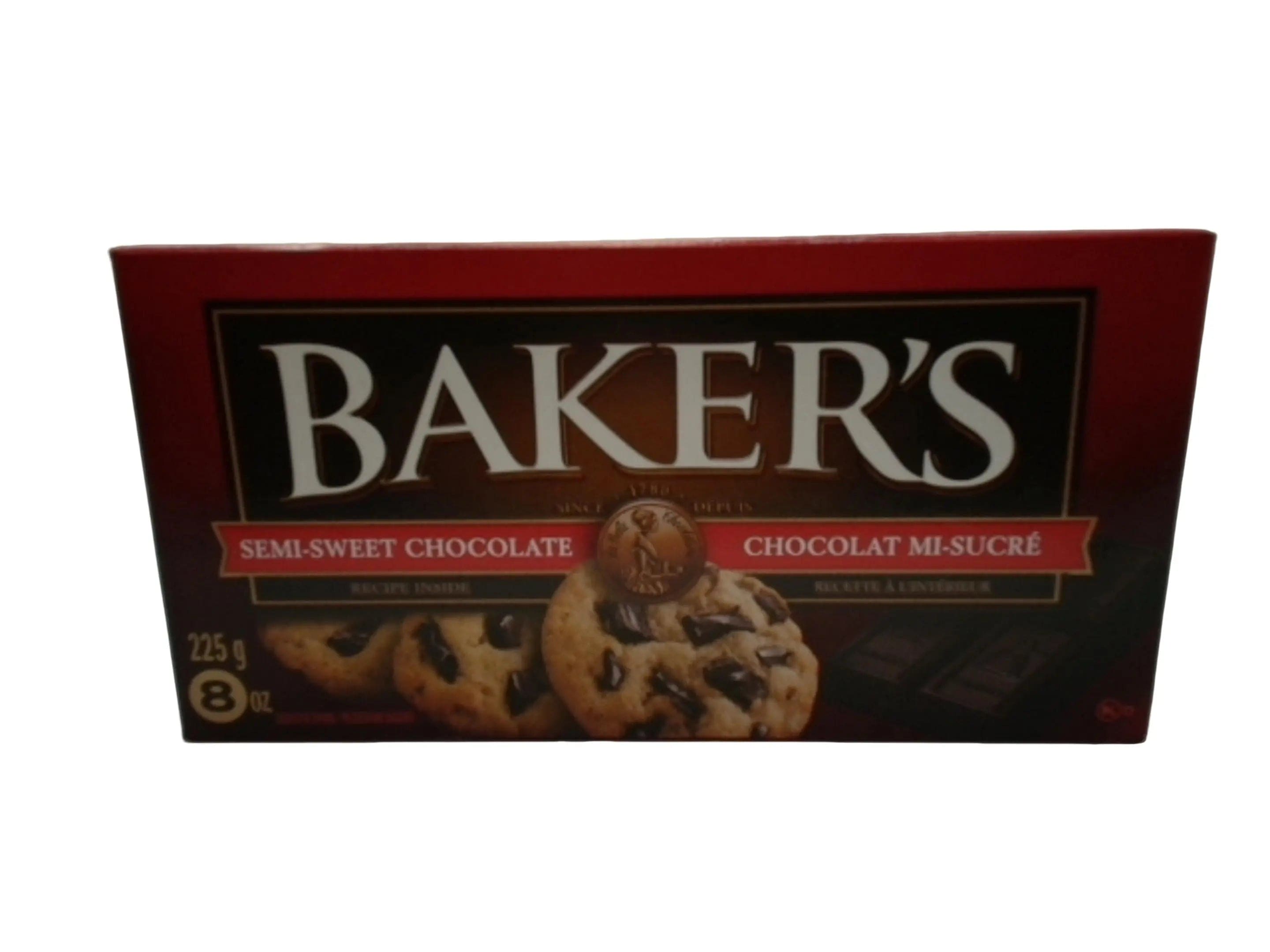 Baker's Semi Sweet Chocolate 225g. (ENDCAP) KWDC