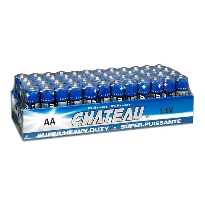 Batteries AA 48 Pack super heavy duty Chateau Manis Electronics