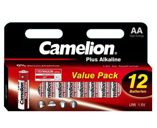 Batteries AA camelion 12 pack alkaline Chateau Manis Electronics