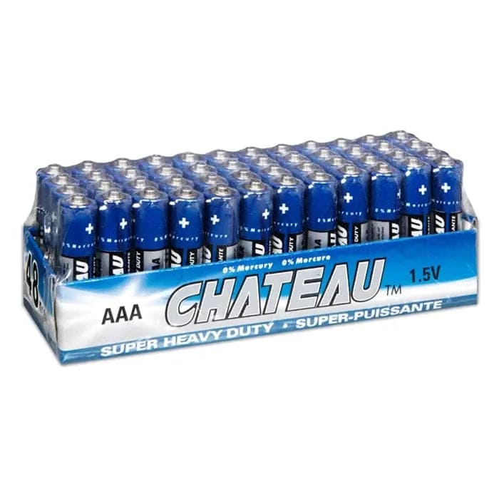 Batteries AAA 48 pack super heavy duty Chateau Manis Electronics