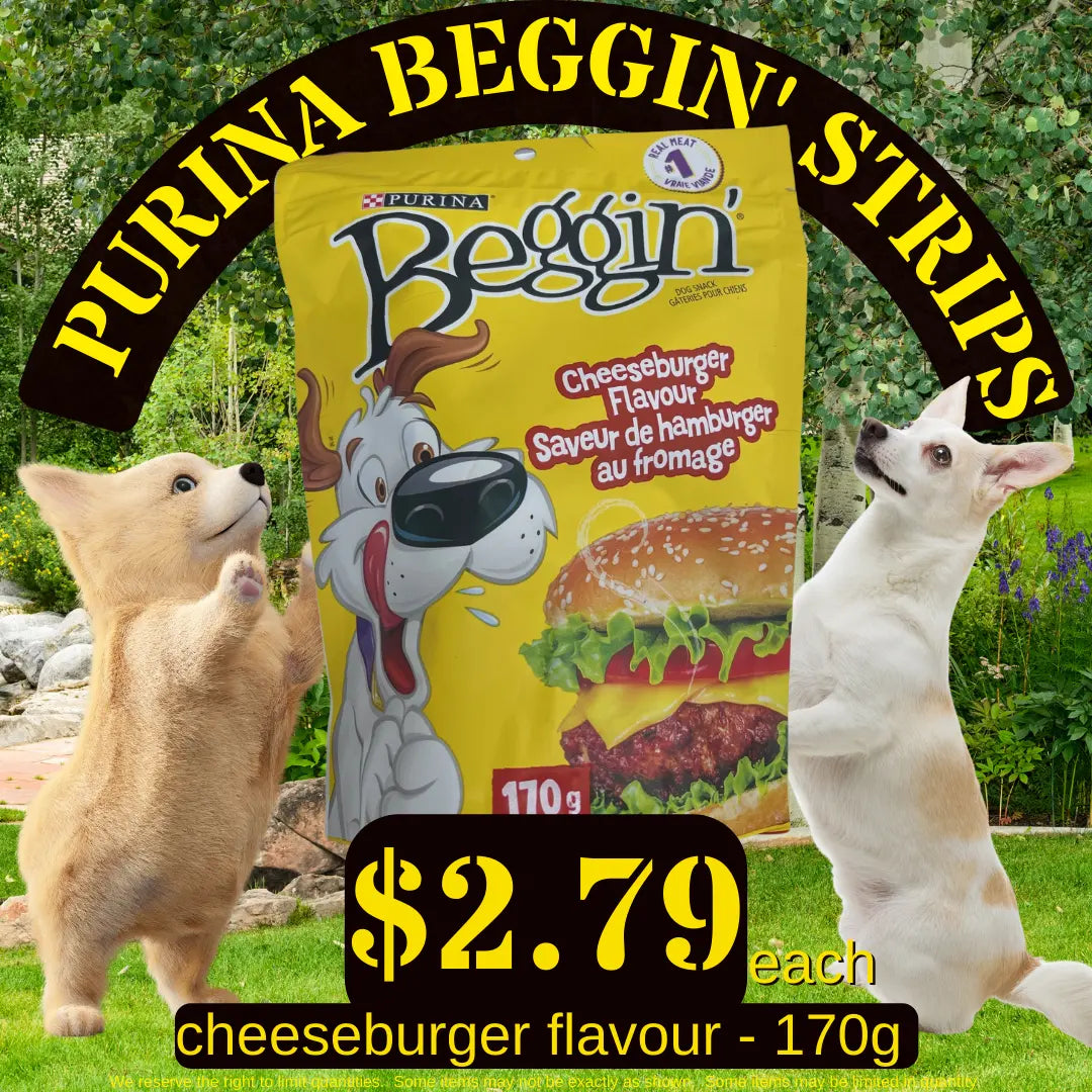 Beggin Dog Snack - Cheesburger Flavour - 170g KWDC