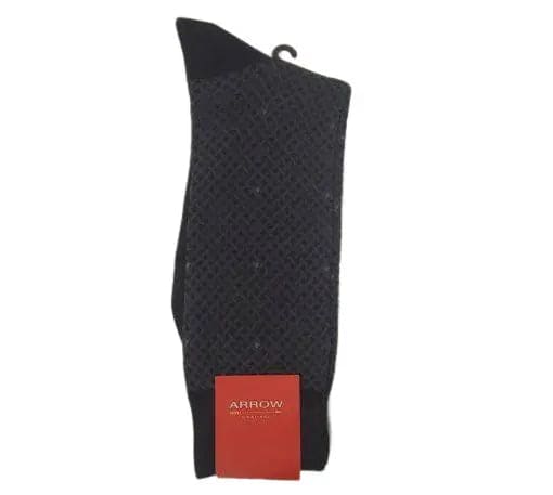 Arrow Men Socks / Black-Grey size 7-12 Home Textiles Inc.