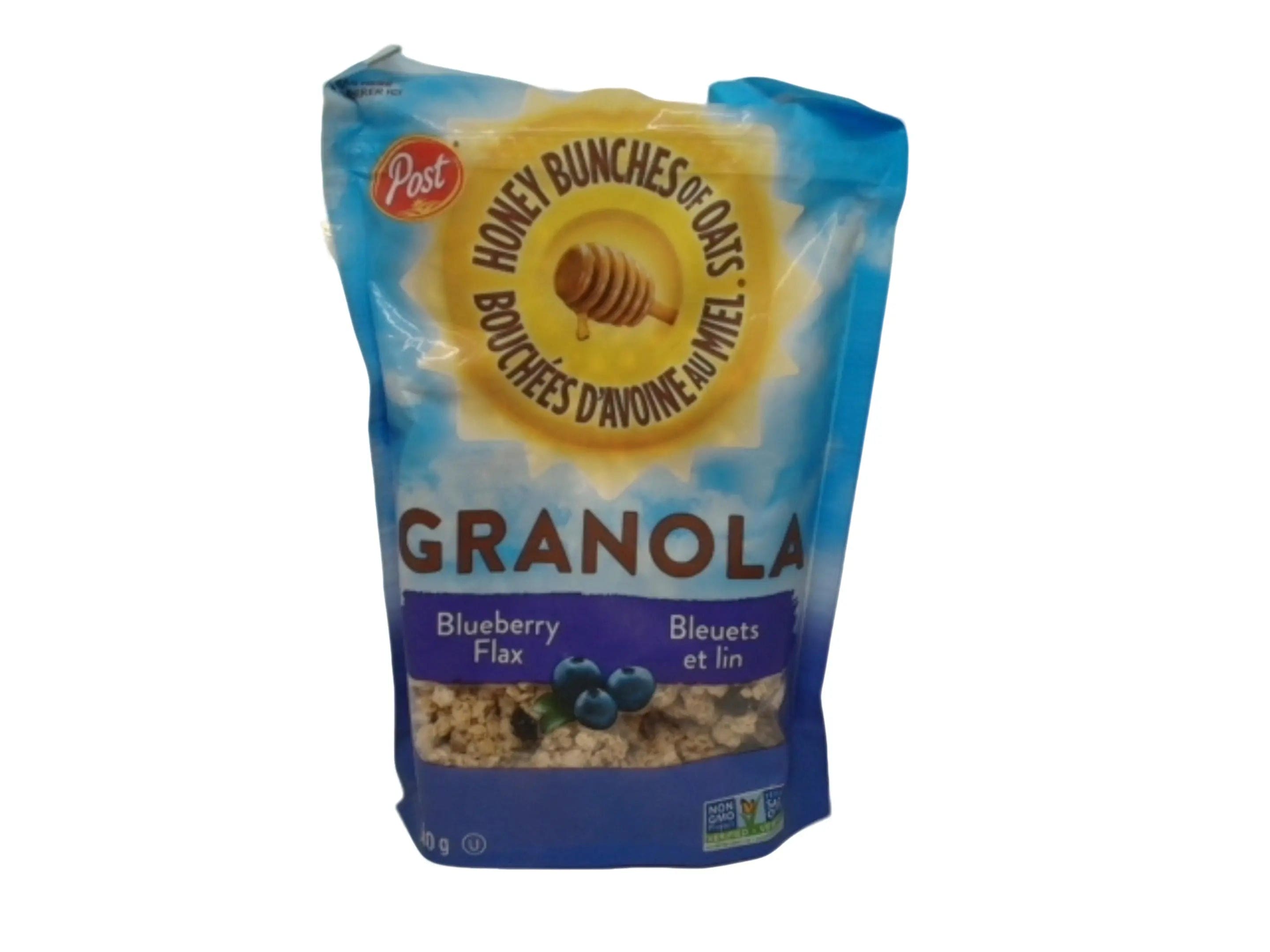 Blueberry Flax Granola 340g. Honey Bunches Of Oats Post KWDC