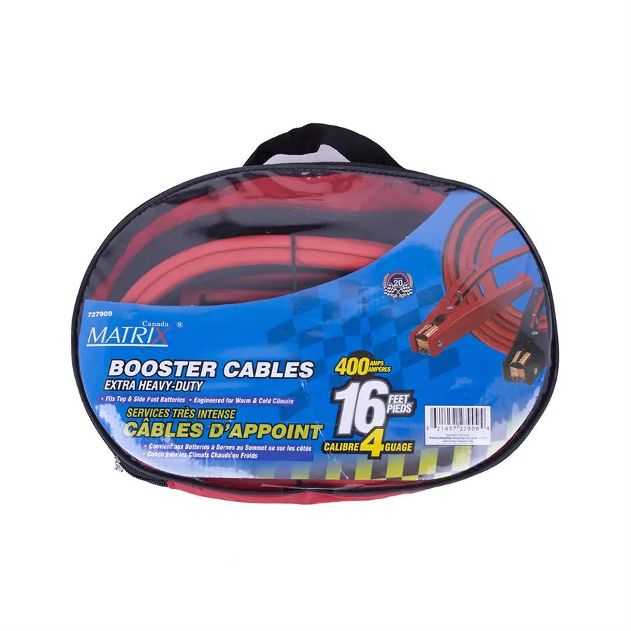 Booster Cable 16 Foot 4 Gauge Toolway Industries