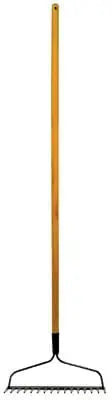 Bow Rake 14T Wood 48in Handle Toolway Industries