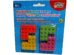 Building Block Erasers 4+ 8pcs. CTGBRA