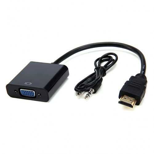 VGA to HDMI cable adapter with audio male - female