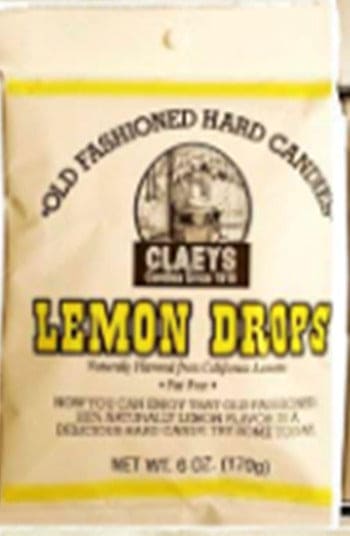 Claeys Old Fashioned Hard Candies Lemon - Brantford Surplus