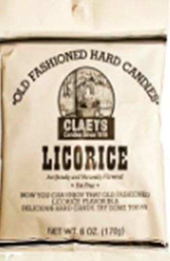 Claeys Old Fashioned Hard Candies Licorice - Brantford Surplus