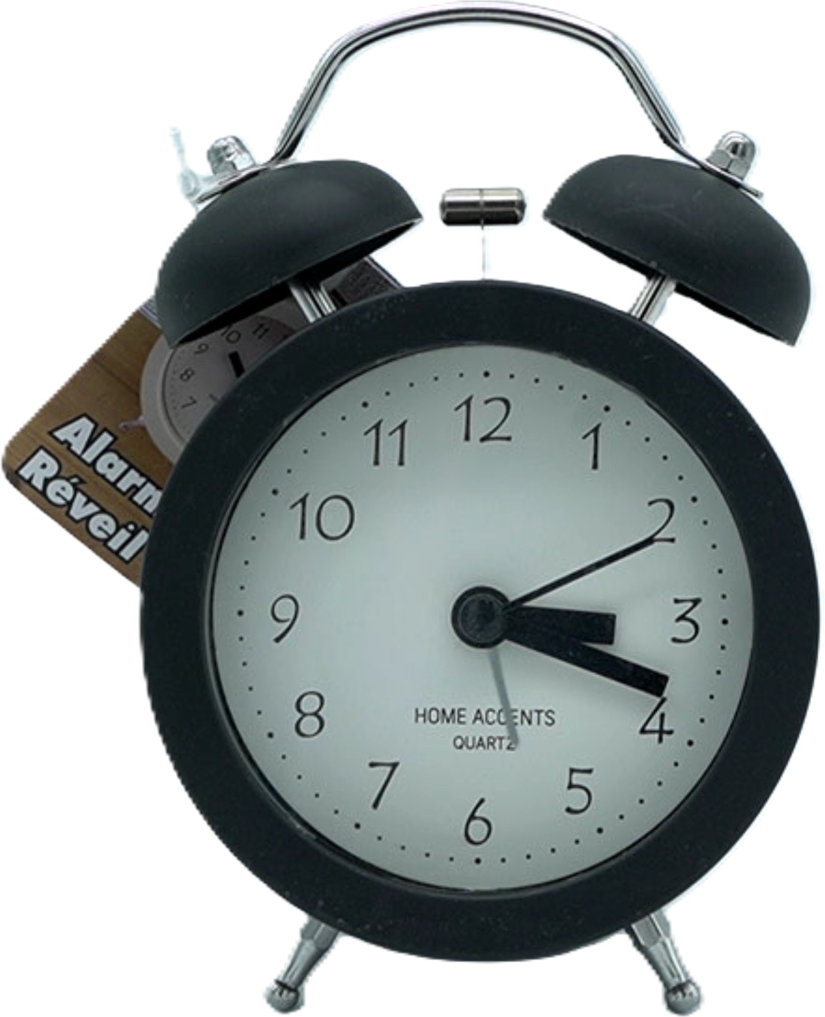 Small Analog Alarm Clock for Bedside