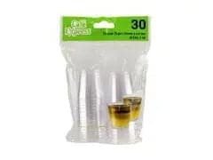 CAFE EXPRESS 1oz PLASTIC SHOOTER CUPS 30 X 36/CS Conglom