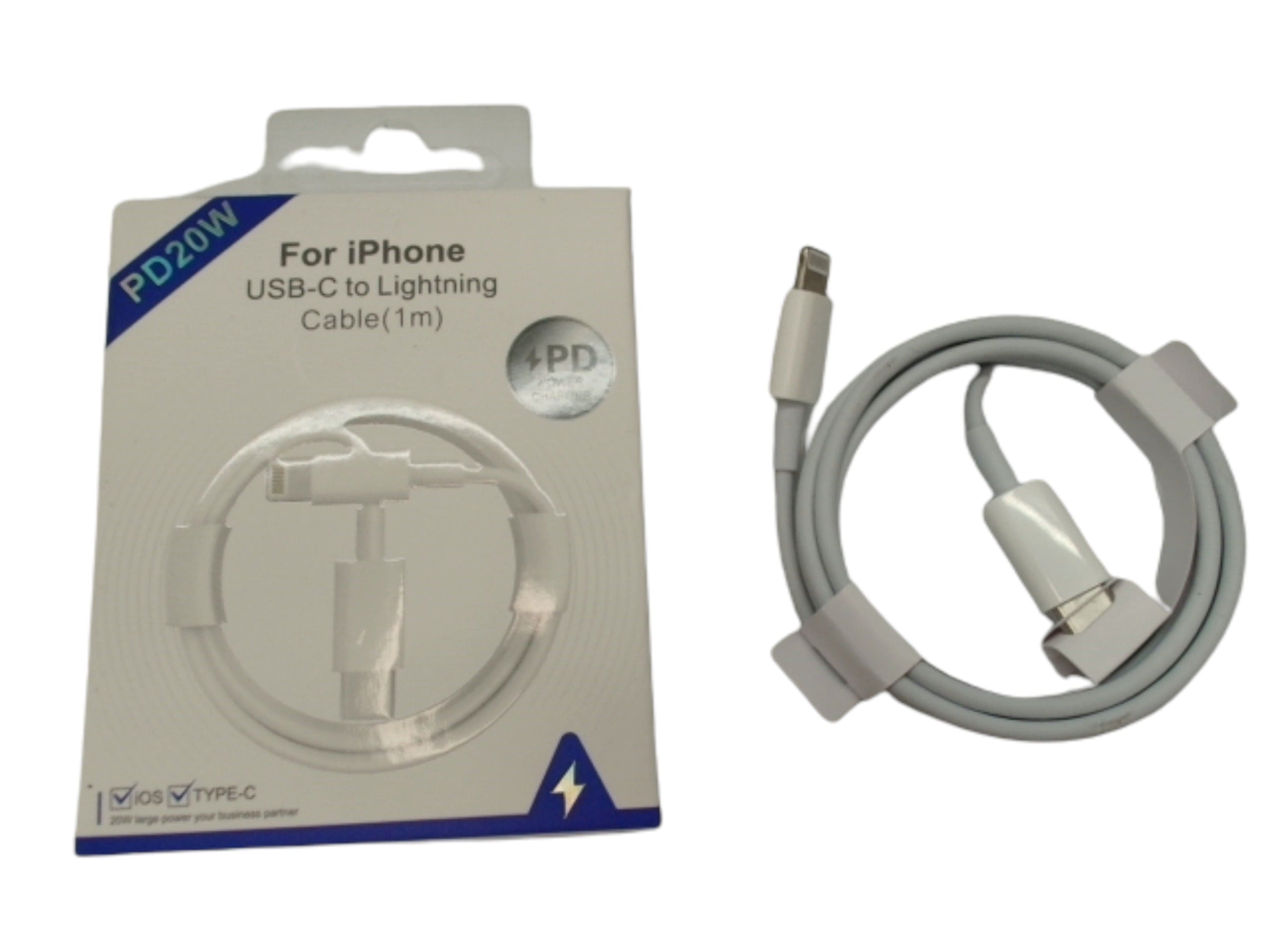 3FT High Speed Type-C® to Lightning™ Cable PD20W - Brantford Surplus