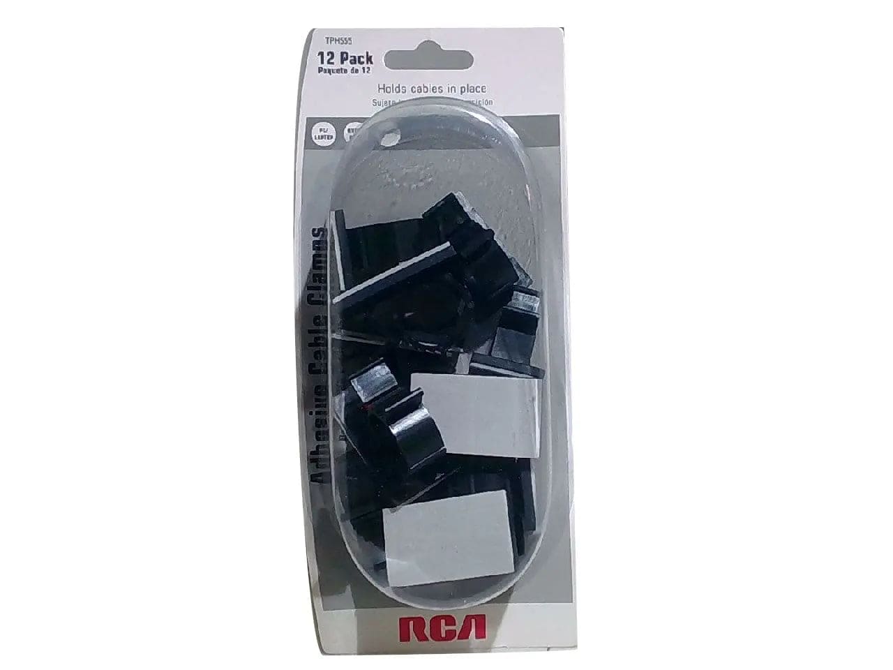 Cable clamps 12 pack self sticking RCA brand Accusonic Corporation