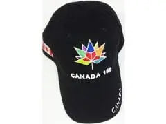 Cap Canada black 150 multicolour embroidery REPPA