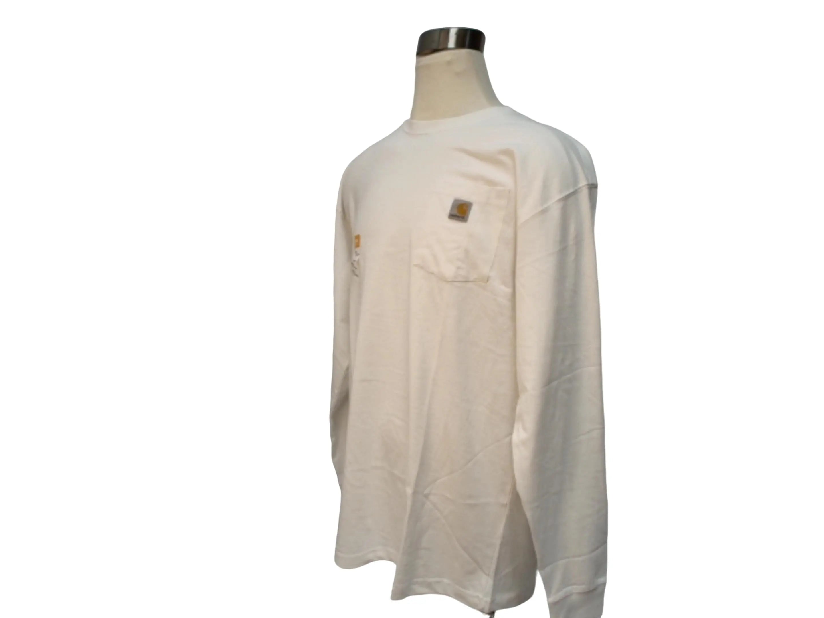 Carhartt Long Sleeve Shirt White Ass't Sizes (No Ads) KWDC