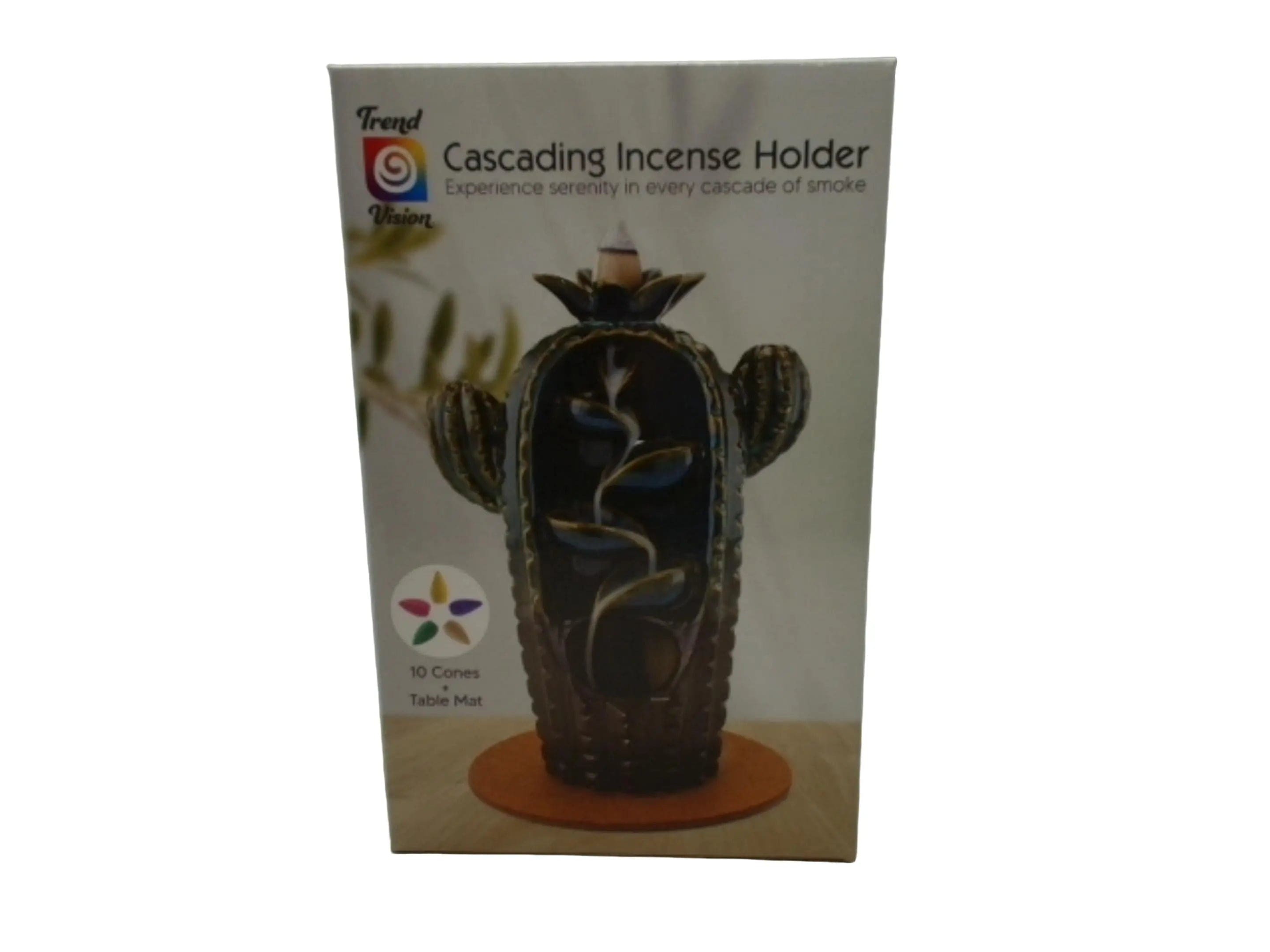 Cascading Incense Holder Cactus Trend Vision KWDC