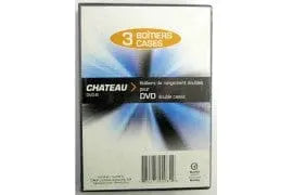 Case DVD 3pk 2 Sided CHAMAN