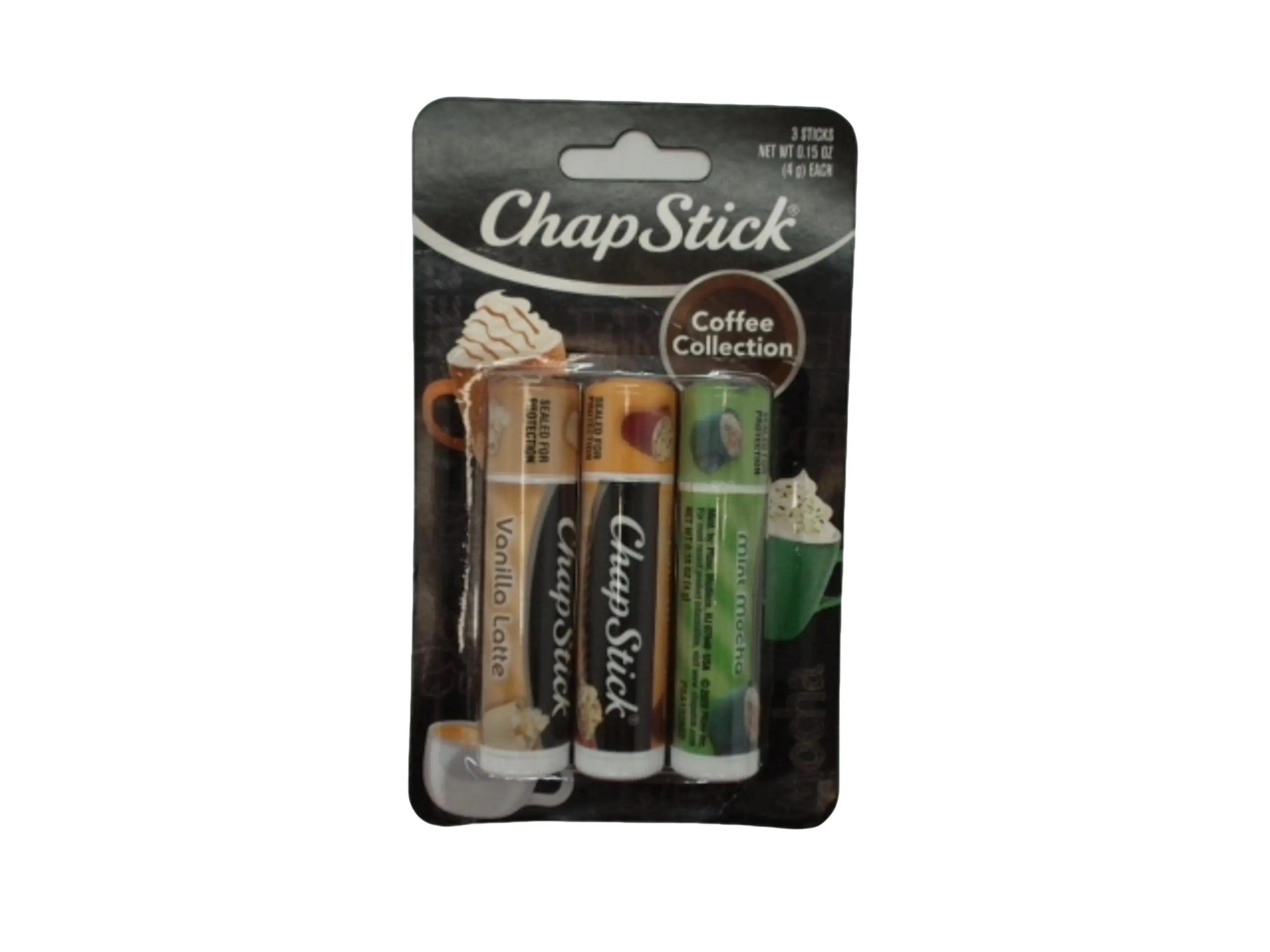 Chapstick Coffee Collection 3 x 4g. KWDC