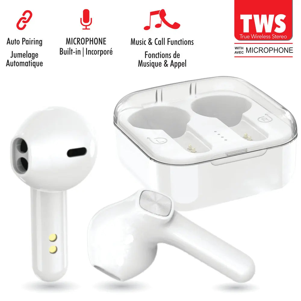 Wireless Stereo Earphones w/ Charging Case Escape H.R.S. GLOBAL