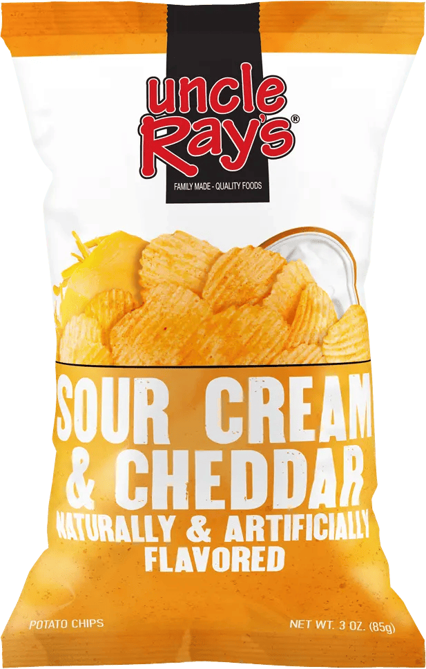 Chips Uncle Ray's Cheddar & Sour Cream 130g. Warehouse Trading Inc.