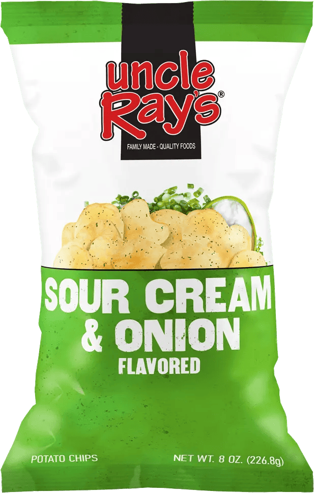 Chips Uncle Ray's Sour Cream & Onion 150g. Warehouse Trading Inc.