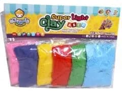 Clay Set 6pk. Ass't Colours Super Light Claydoll KWDC