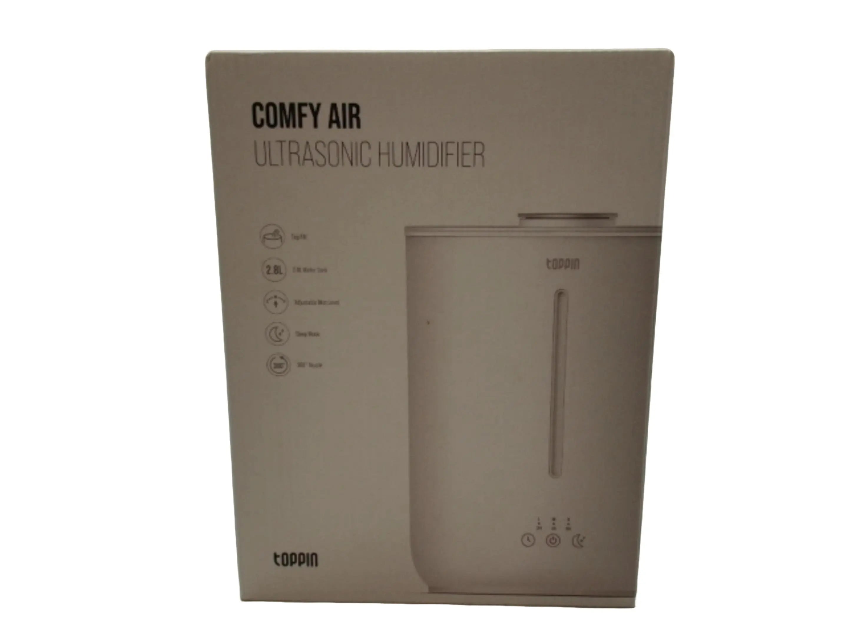 Comfy Air Ultrasonic Humidifier 2.8L Top Fill Toppin KWDC