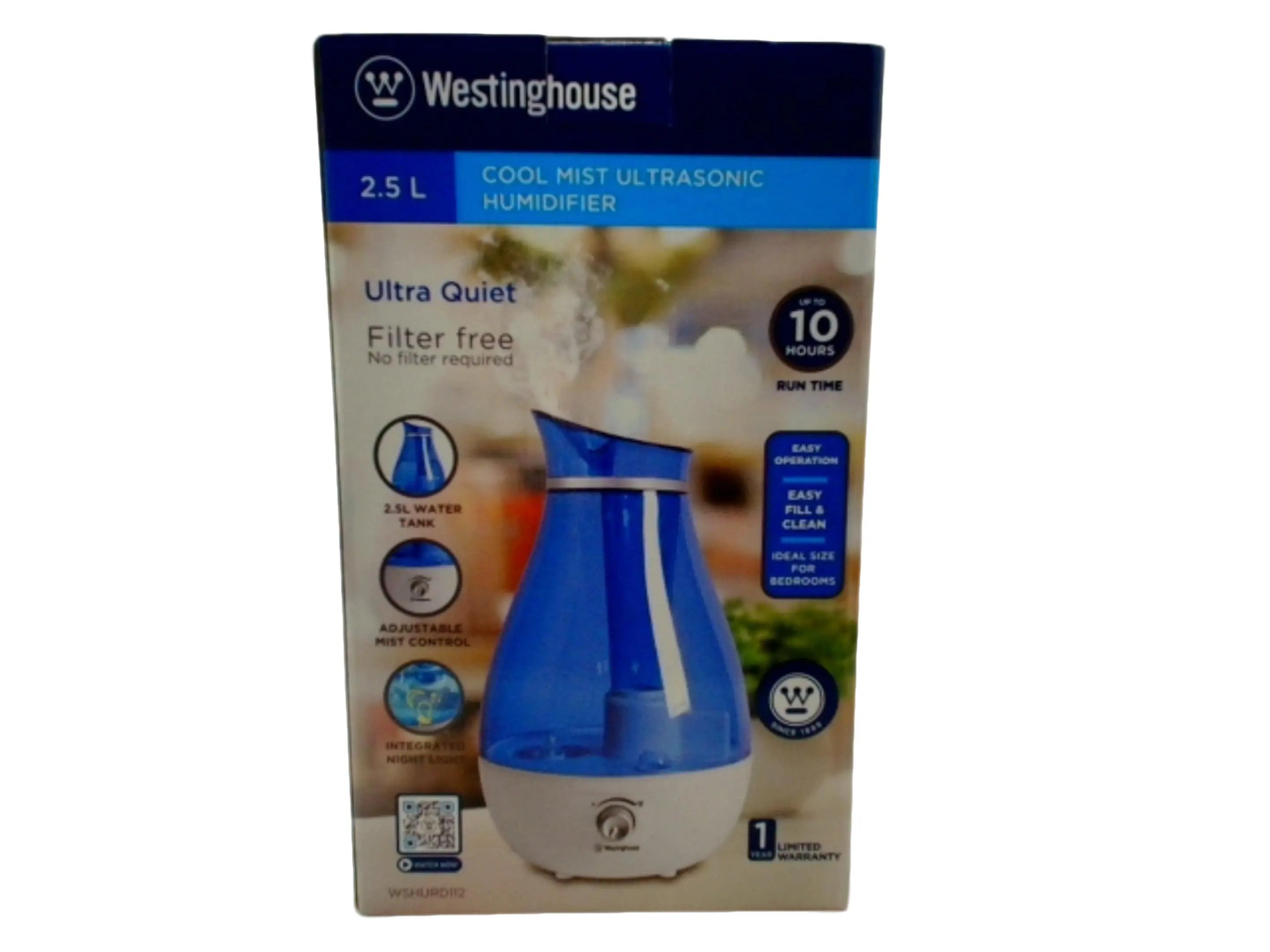 Cool Mist Humidifier 2.5L Ultrasonic Westinghouse KWDC