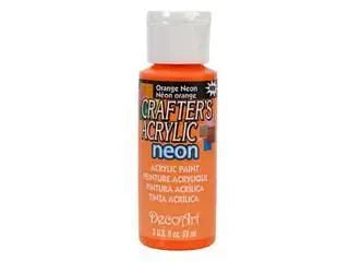 Crafters Acrylic Paint: 2oz Craft & Hobby   A130 ORANGE NEON MULIMP