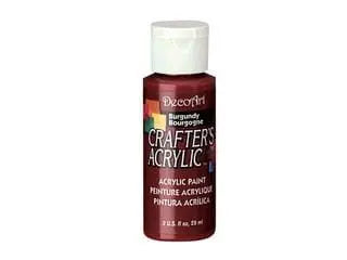 Crafters Acrylic Paint: 2oz Craft & Hobby  BURGANDY MULTICRAFT IMPORTS INC.