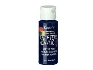 Crafters Acrylic Paint: 2oz Craft & Hobby  NAVY BLUE MULTICRAFT IMPORTS INC.