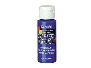 Crafters Acrylic Paint: 2oz Craft & Hobby  peacock blue MULTICRAFT IMPORTS INC.