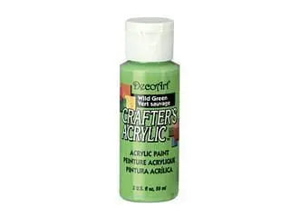 Crafters Acrylic Paint: 2oz Craft & Hobby  wild green MULTICRAFT IMPORTS INC.