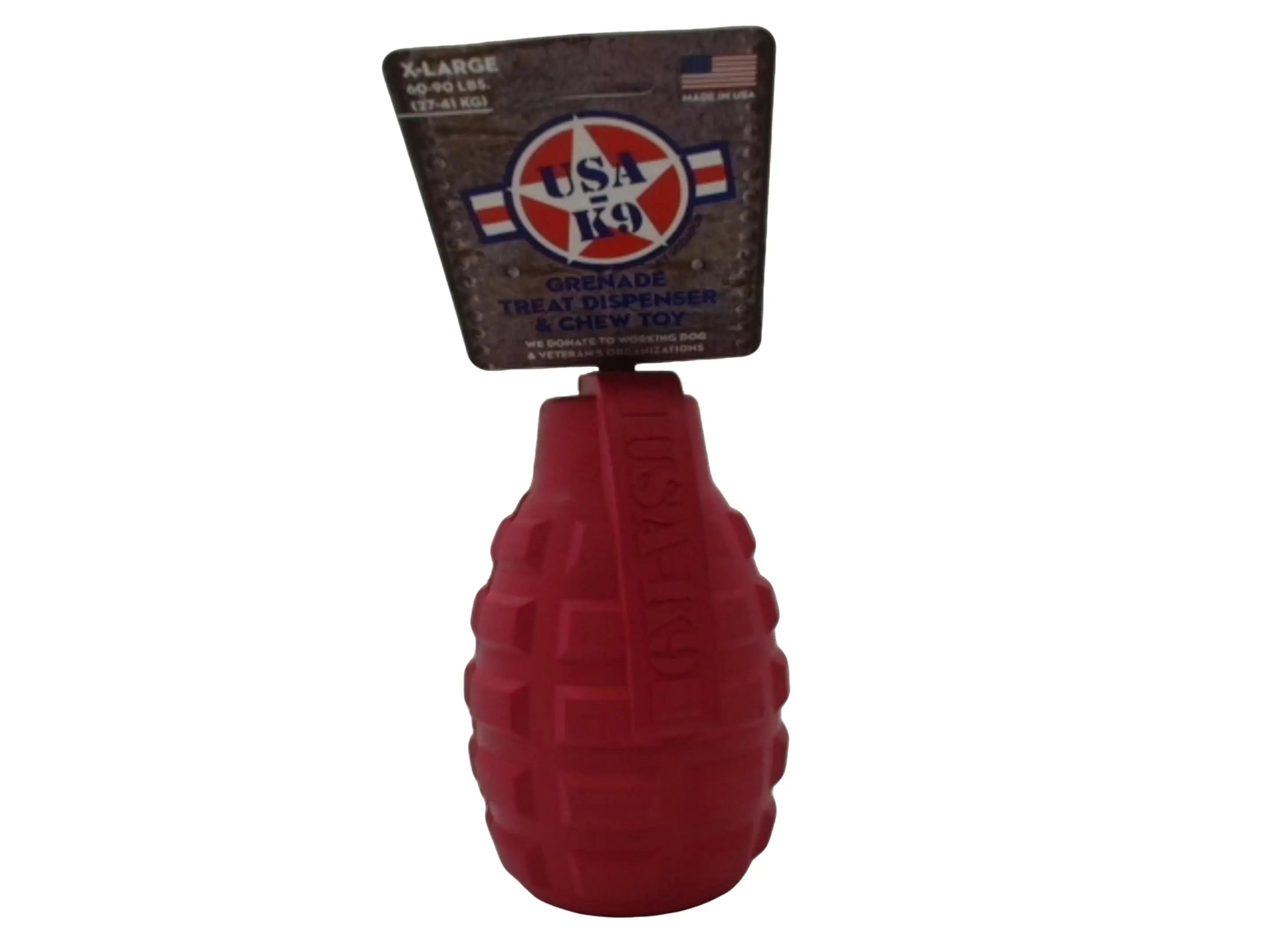 Dog Chew Toy Treat Dispenser Grenade KWDC