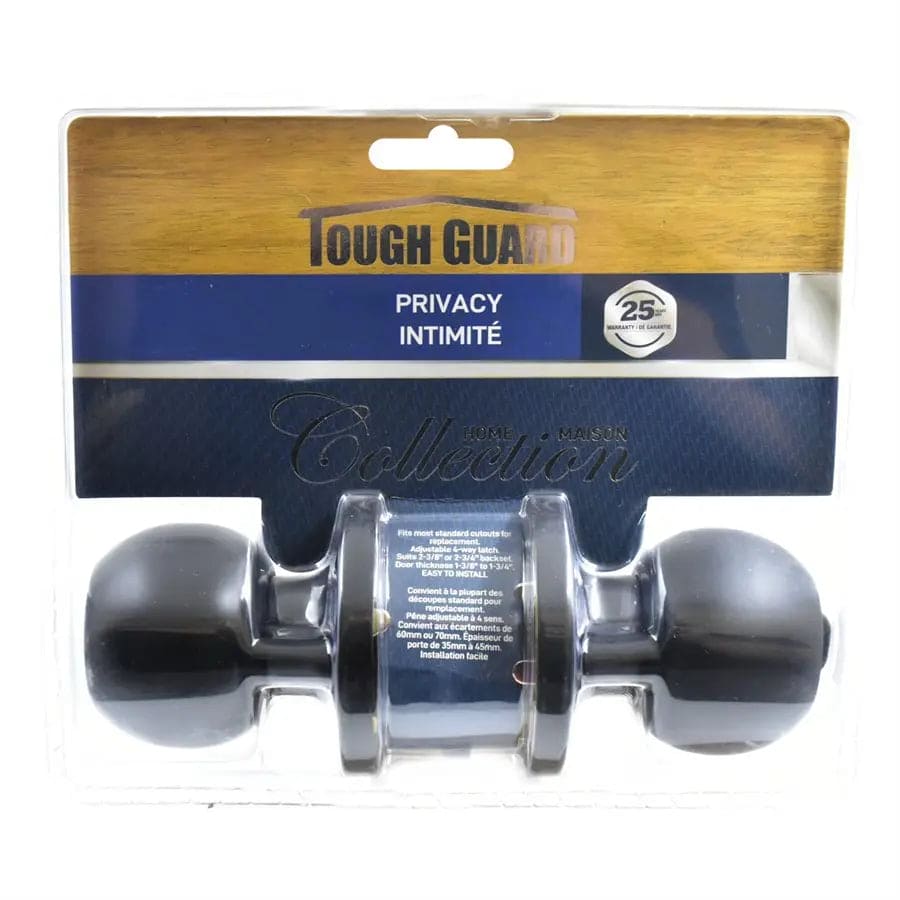 Door Lock Knob Privacy Black Toolway Industries