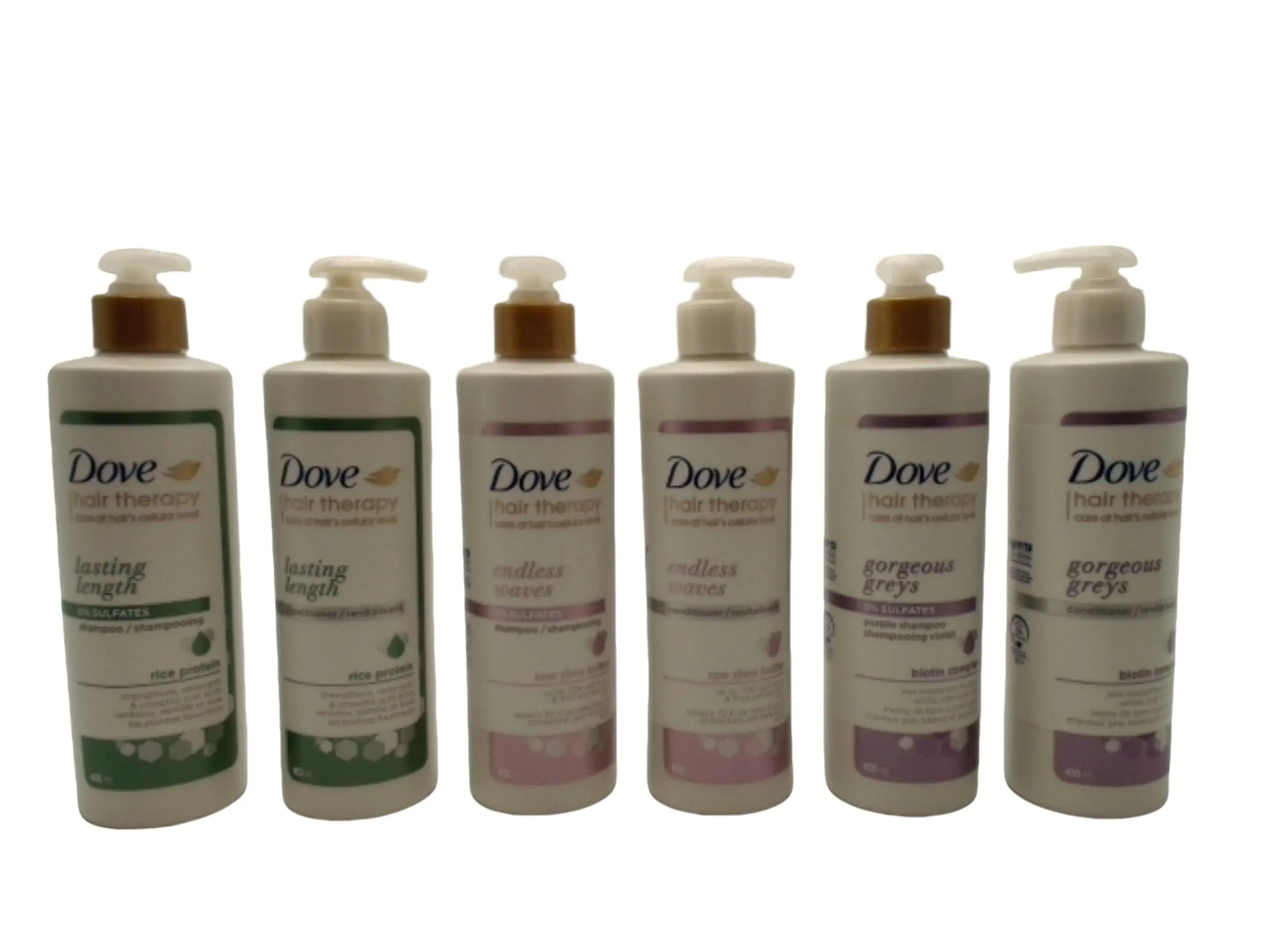 Dove Hair Therapy Shampoo Or Conditioner 400ml Assorted KWDC