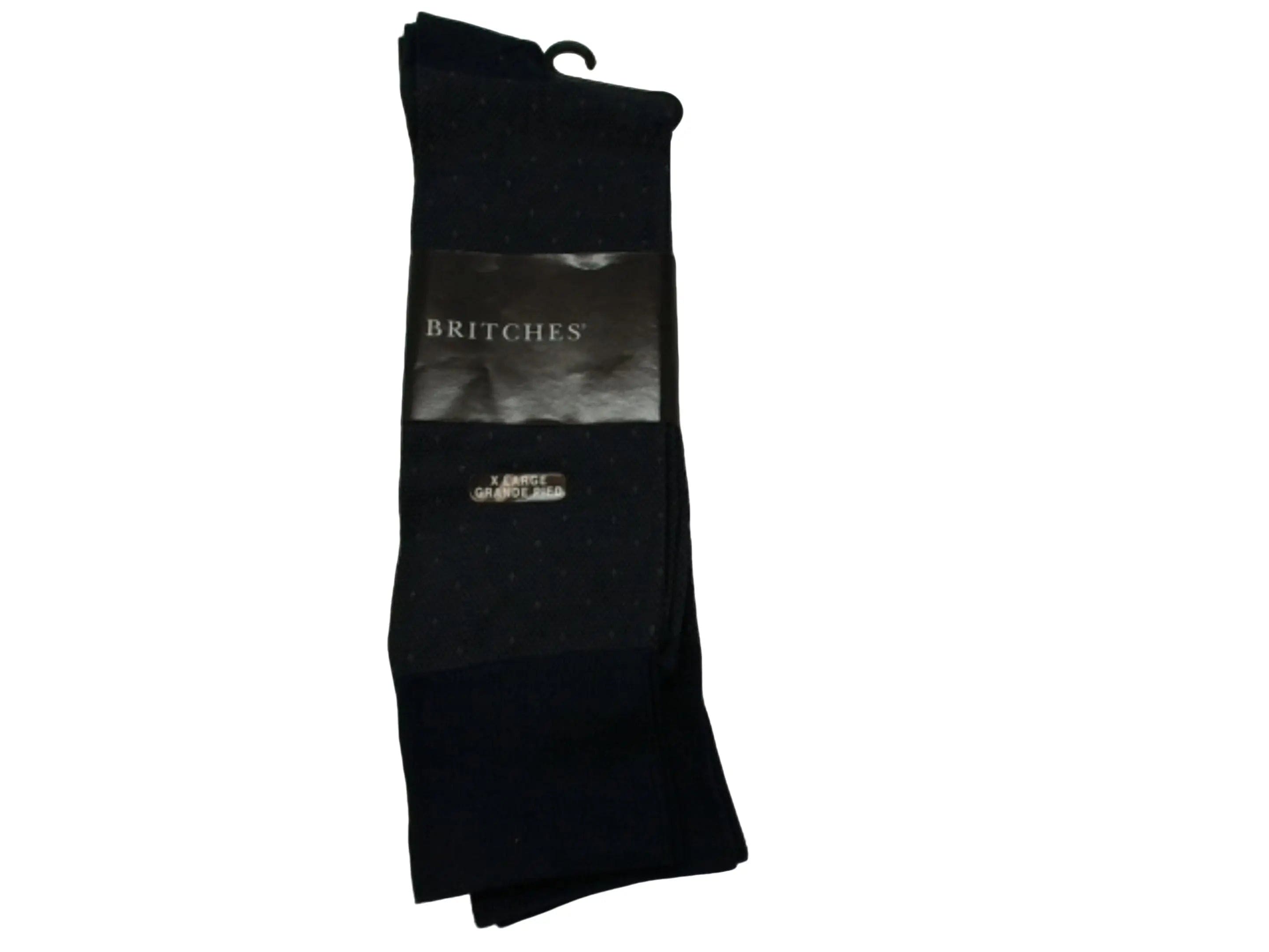 Dress Socks 2pk. Navy XL Britches KWDC