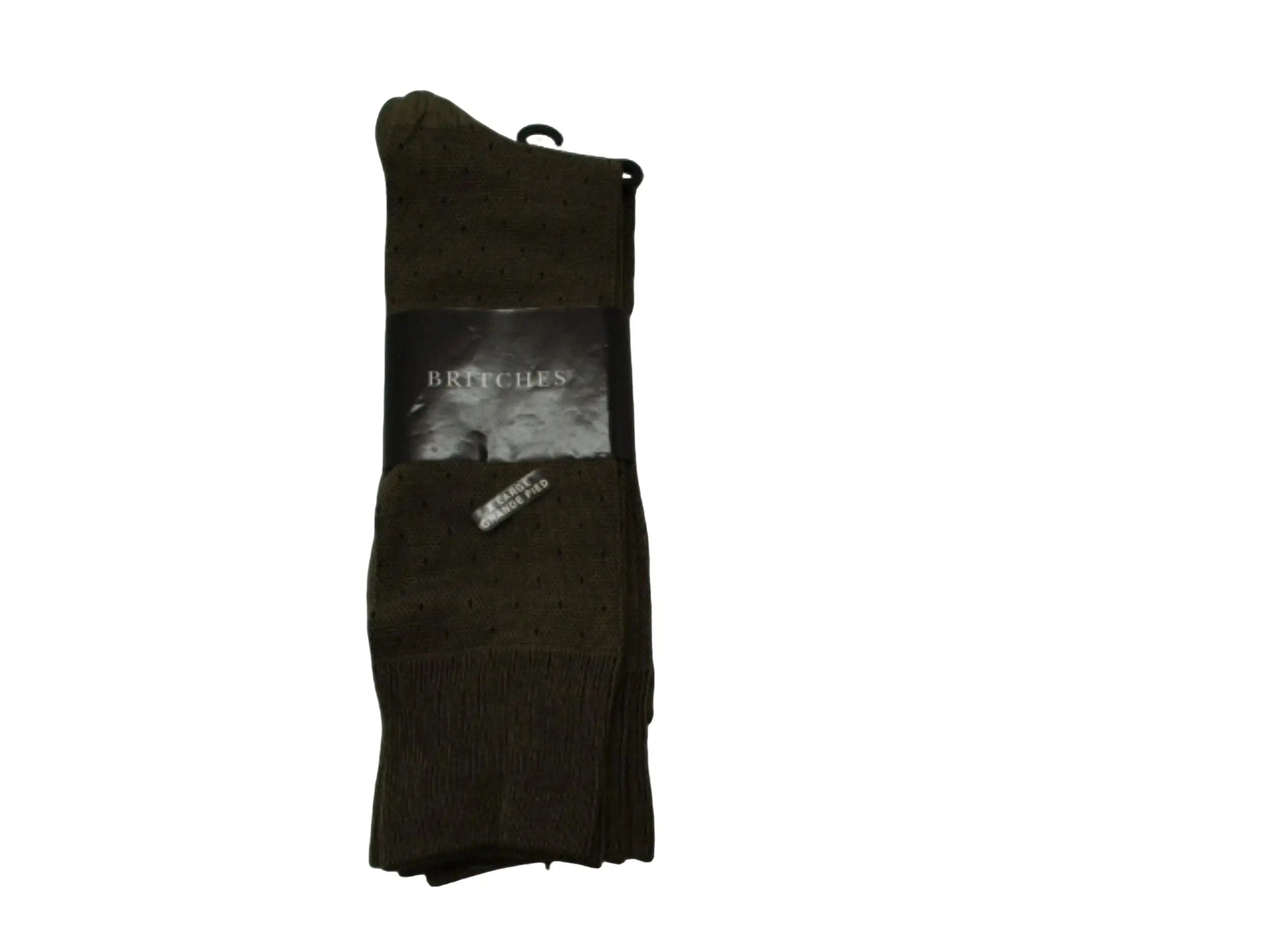 Dress Socks 2pk. Olive XL Britches KWDC