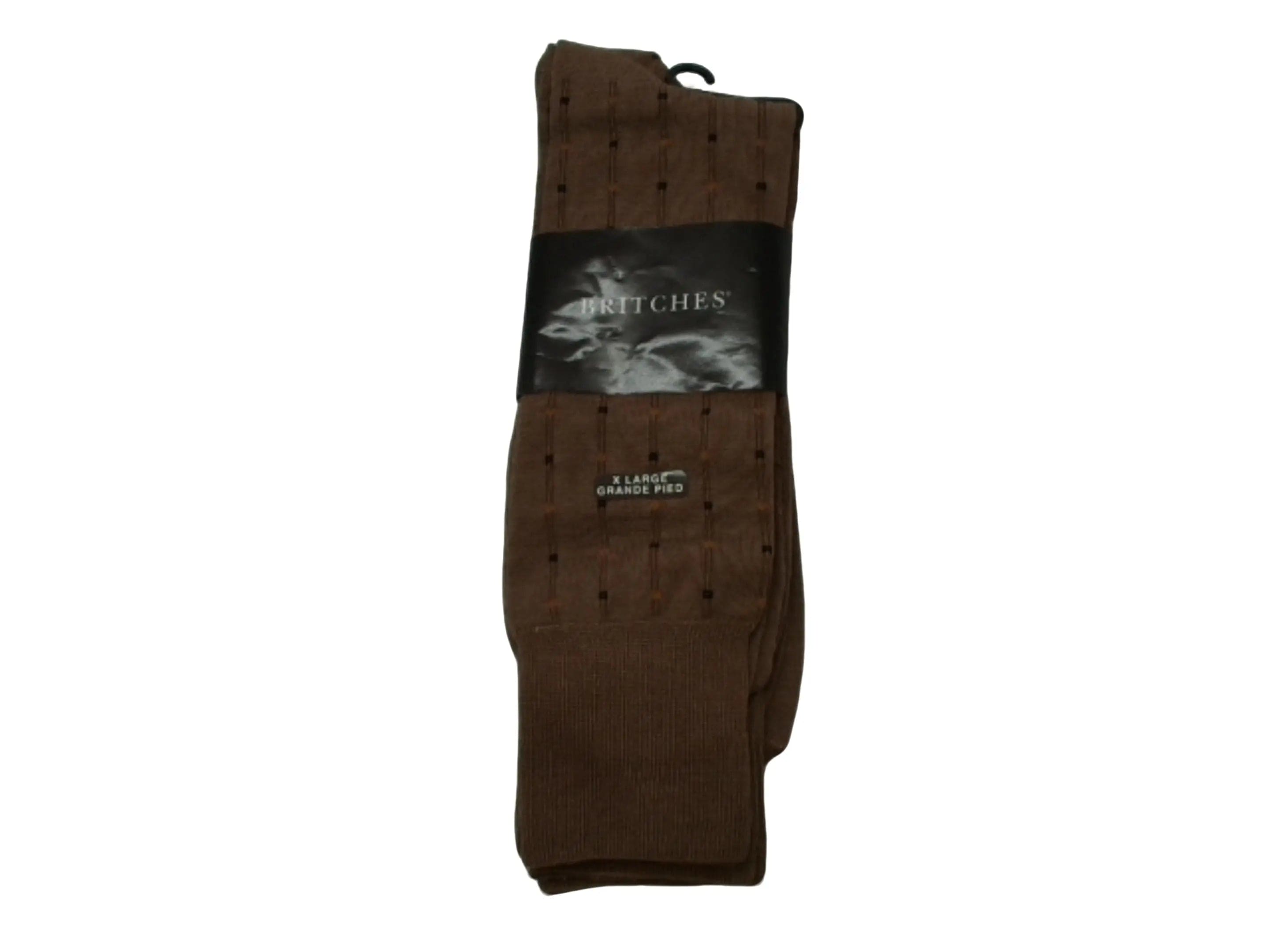 Dress Socks 2pk. Taupe XL Britches KWDC