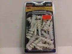 Drywall anchors with screws 50 pc Assorted sizes R.Z. TRADING