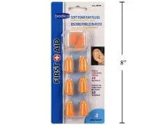 Ear plugs 4 pair with case first-aid bodico CTGBRA