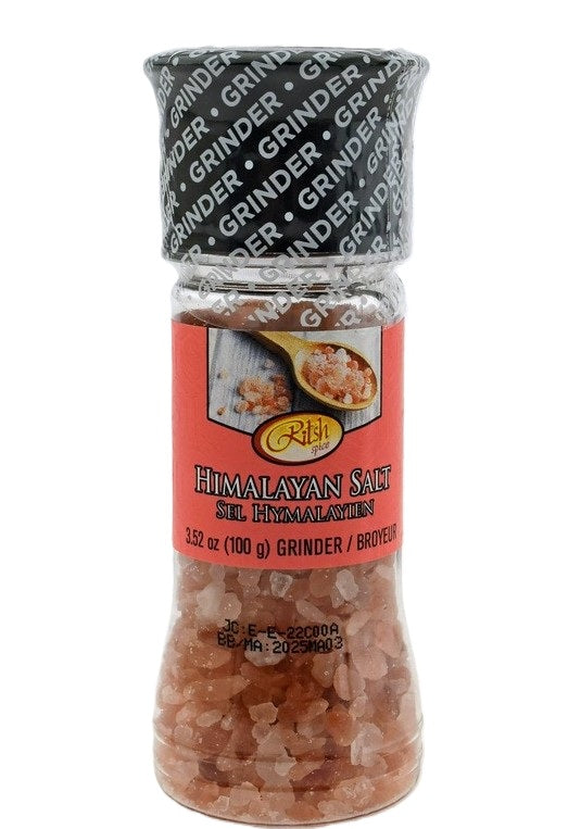 Ritsh Himalayan Pink Salt Grinder 100g Spice Mill