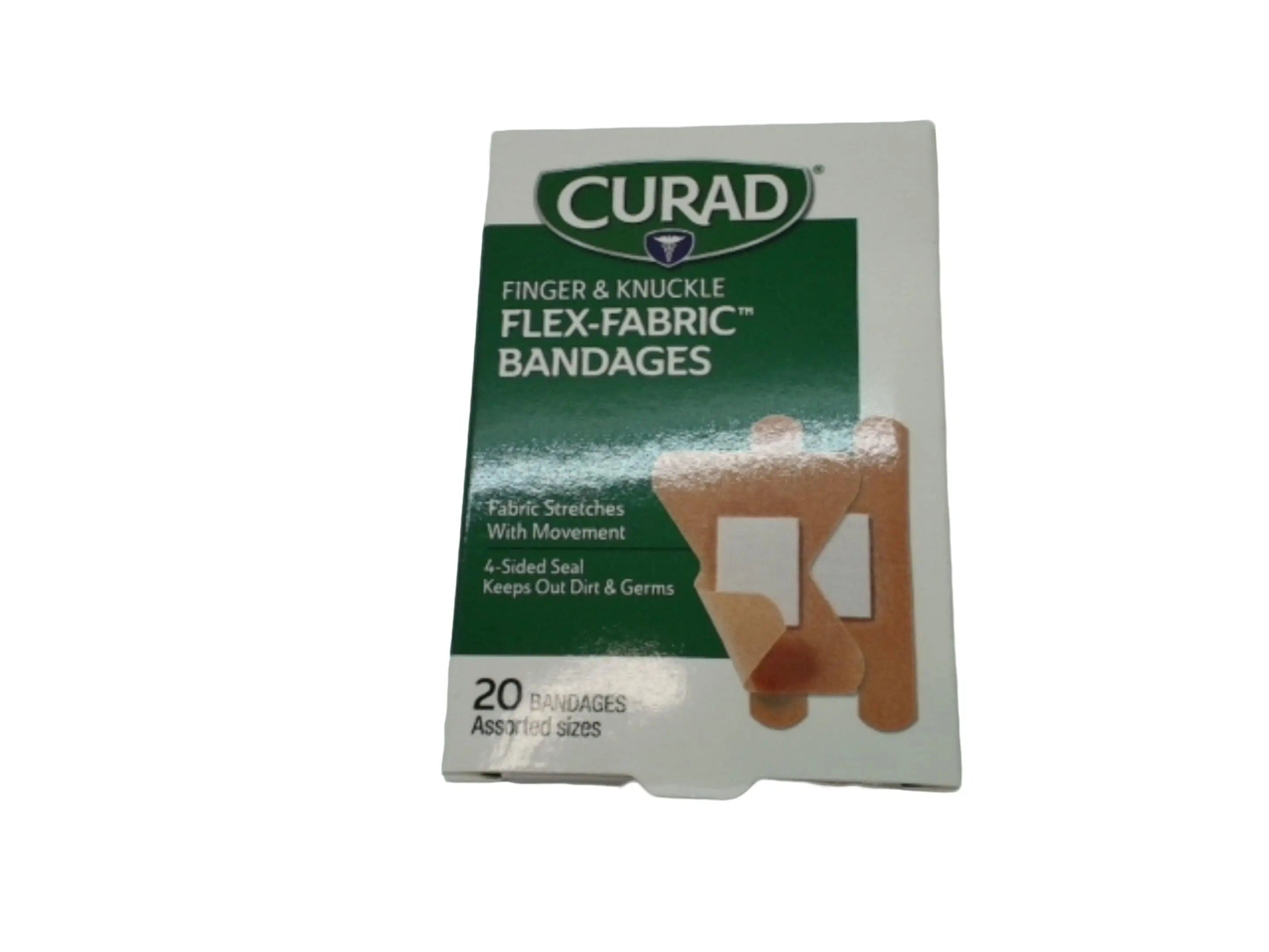 Finger & Knuckle Bandages Flex Fabric 20pk. Curad KWDC